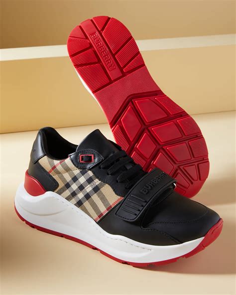 burberry women's ramsey story low top sneakers|ramsey check low top sneakers.